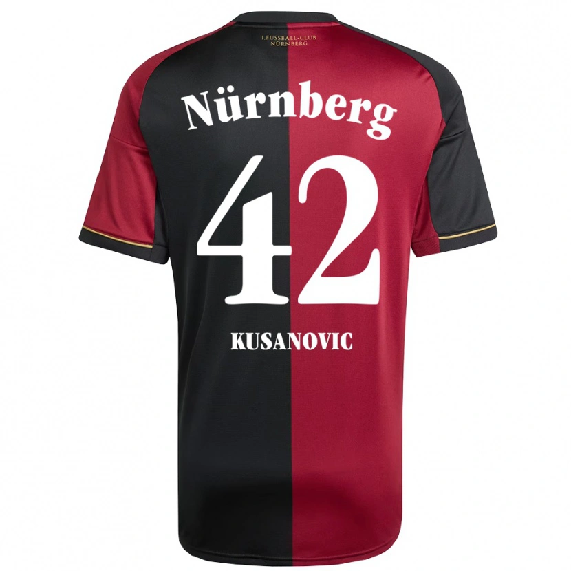 Danxen Homem Camisola Tino Kusanovic #42 Borgonha Preto Principal 2025/26 Camisa