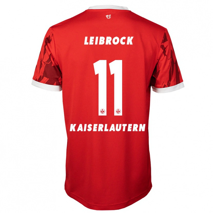 Danxen Homem Camisola Lucas Leibrock #11 Vermelho Branco Principal 2025/26 Camisa