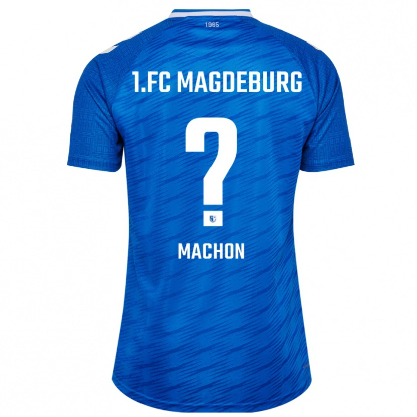 Danxen Homem Camisola Max Machon #0 Azul Branco Principal 2025/26 Camisa