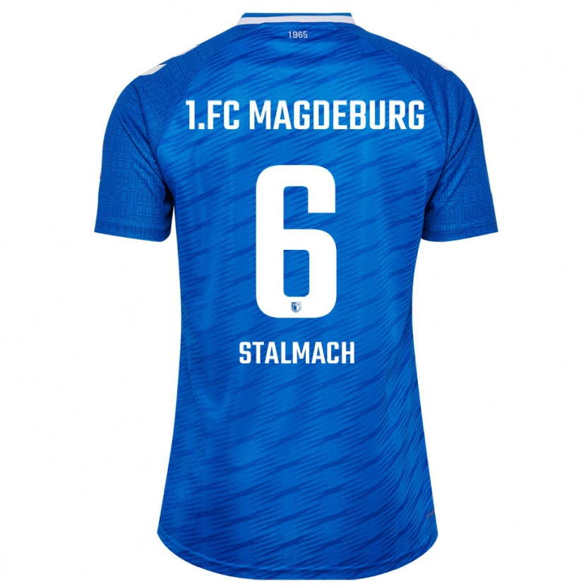 Danxen Homem Camisola Dariusz Stalmach #6 Azul Branco Principal 2025/26 Camisa