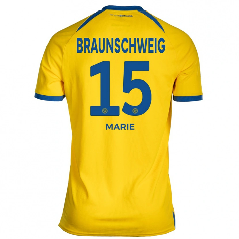 Danxen Homem Camisola Max Marie #15 Amarelo Azul Principal 2025/26 Camisa