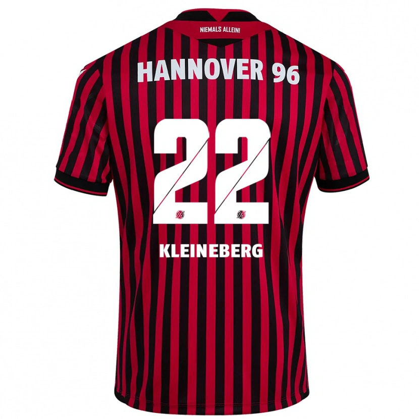 Danxen Homem Camisola Philip Kleineberg #22 Vermelho Preto Principal 2025/26 Camisa
