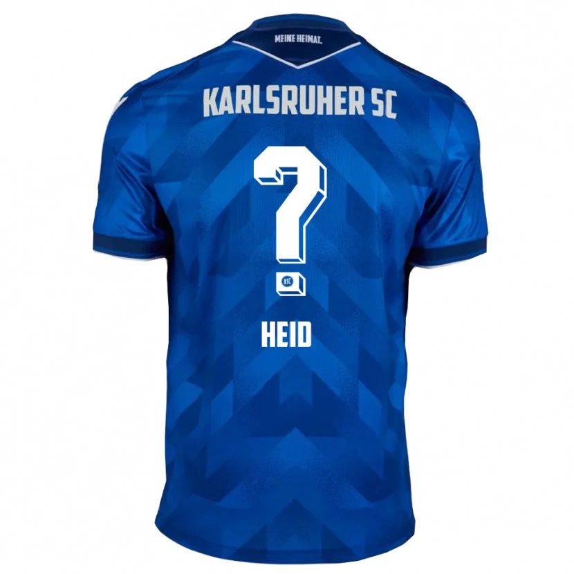 Danxen Homem Camisola Gabriela Heid #0 Azul Branco Principal 2025/26 Camisa