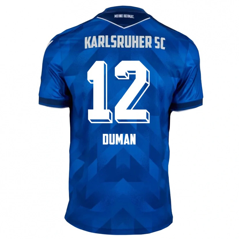 Danxen Homem Camisola Bugra Duman #12 Azul Branco Principal 2025/26 Camisa