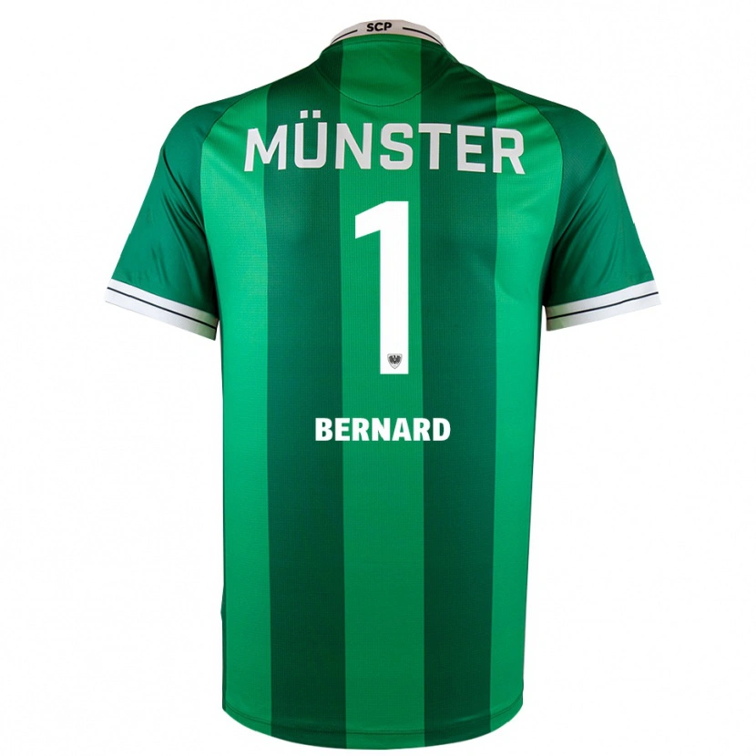 Danxen Homem Camisola Jan Bernard #1 Verde Branco Principal 2025/26 Camisa