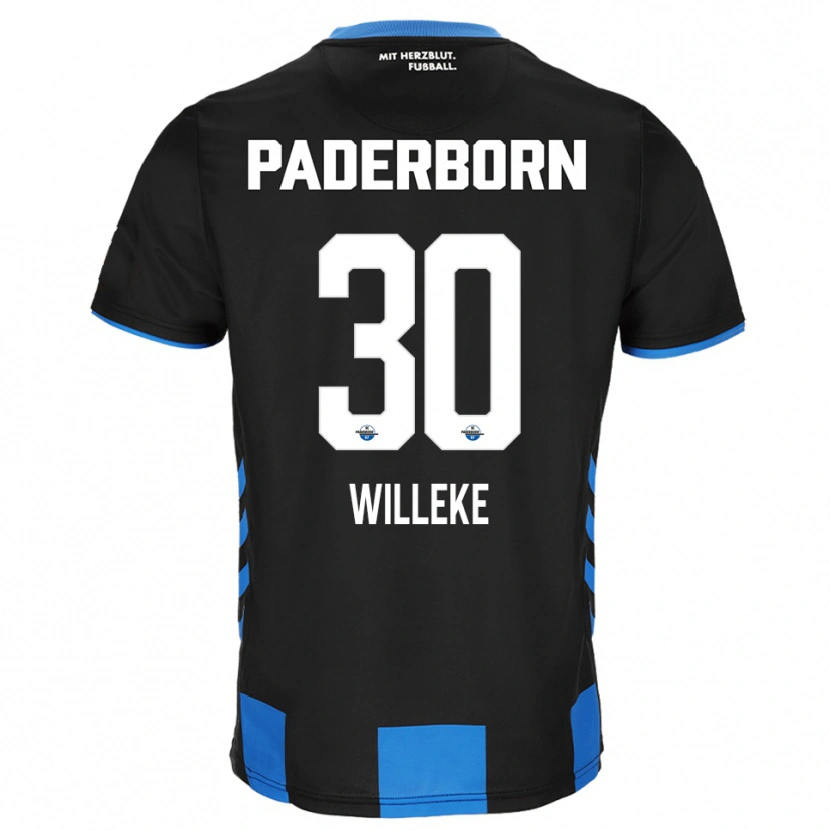 Danxen Homem Camisola Nico Willeke #30 Preto Azul Principal 2025/26 Camisa