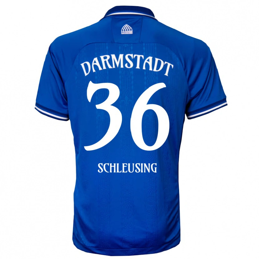 Danxen Homem Camisola Lenox Schleusing #36 Azul Branco Principal 2025/26 Camisa