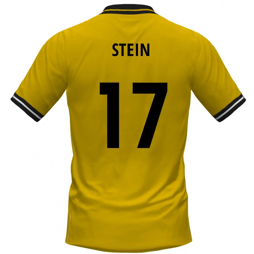 Danxen Homem Camisola Hugo Stein #17 Amarelo Preto Principal 2025/26 Camisa