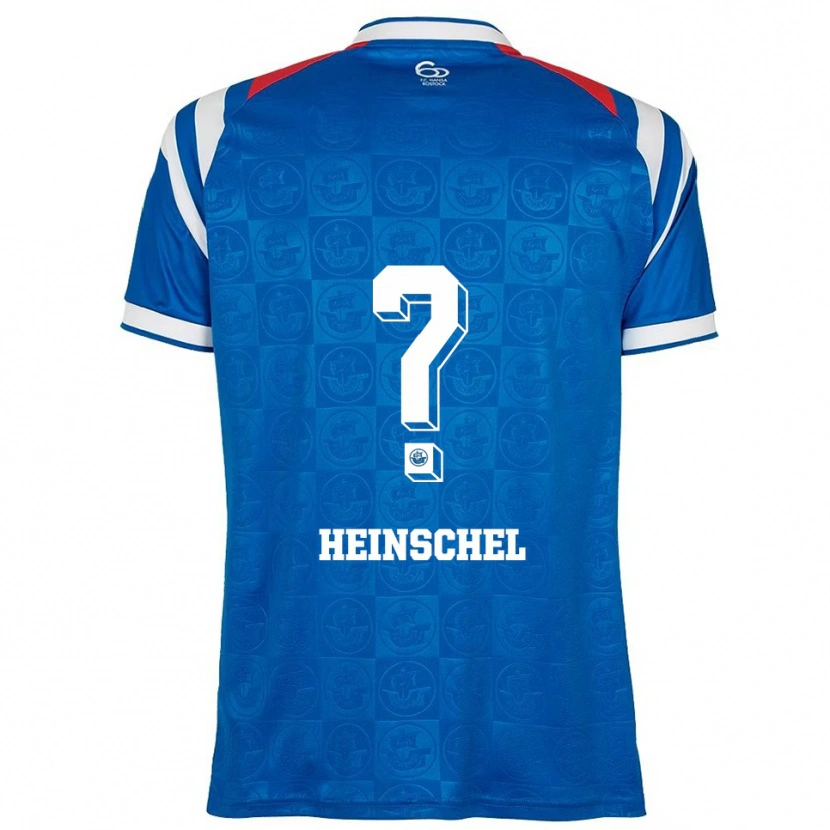 Danxen Homem Camisola Julia Heinschel #0 Azul Branco Vermelho Principal 2025/26 Camisa