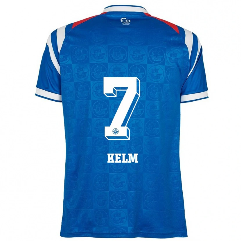 Danxen Homem Camisola Mattes Kelm #7 Azul Branco Vermelho Principal 2025/26 Camisa
