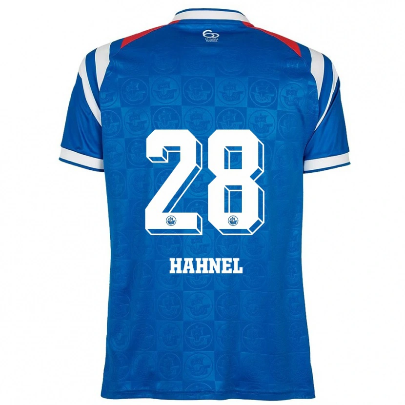 Danxen Homem Camisola Julian Hahnel #28 Azul Branco Vermelho Principal 2025/26 Camisa