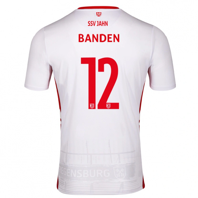 Danxen Homem Camisola Ante Banden #12 Branco Vermelho Principal 2025/26 Camisa
