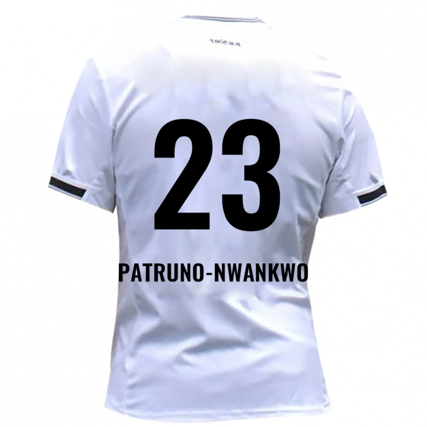 Danxen Homem Camisola Josiah Patruno-Nwankwo #23 Branco Vermelho Principal 2025/26 Camisa