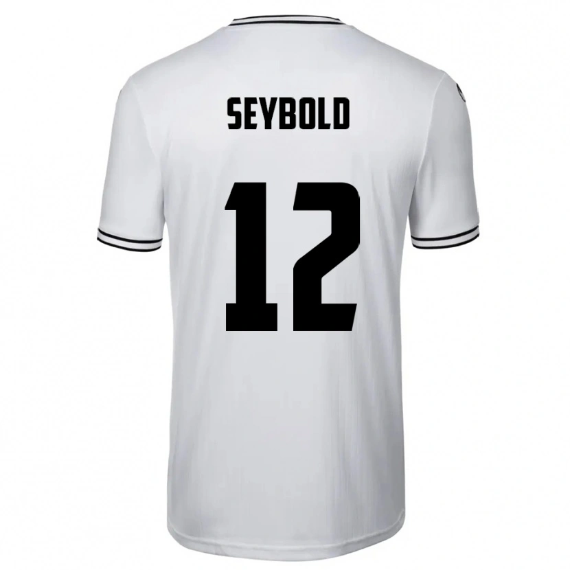 Danxen Homem Camisola Marvin Seybold #12 Branco Preto Principal 2025/26 Camisa