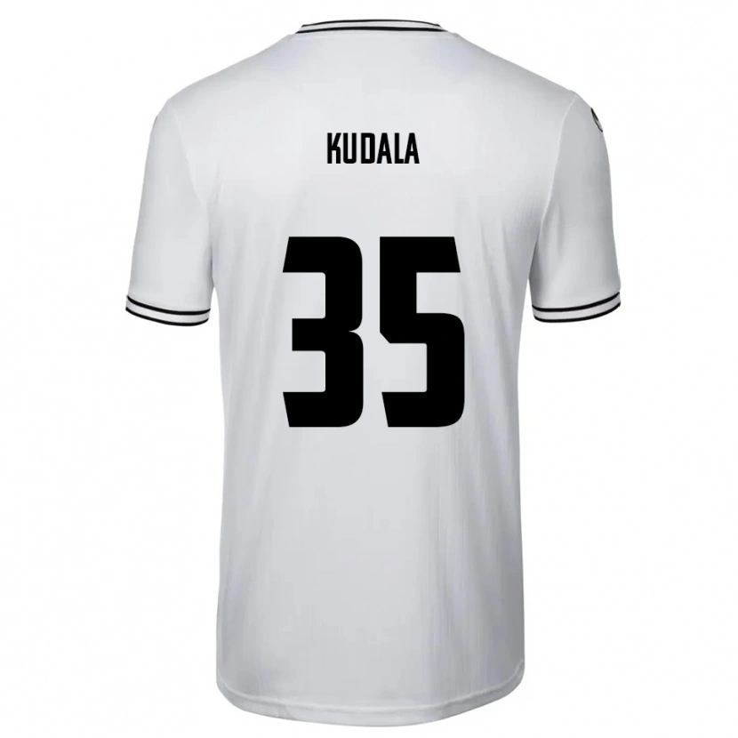 Danxen Homem Camisola Julian Kudala #35 Branco Preto Principal 2025/26 Camisa