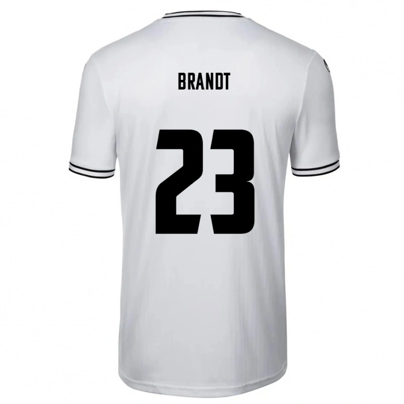 Danxen Homem Camisola Max Brandt #23 Branco Preto Principal 2025/26 Camisa