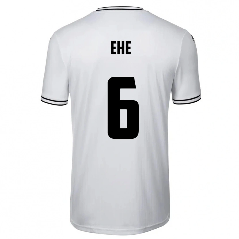 Danxen Homem Camisola Benedikt Ehe #6 Branco Preto Principal 2025/26 Camisa