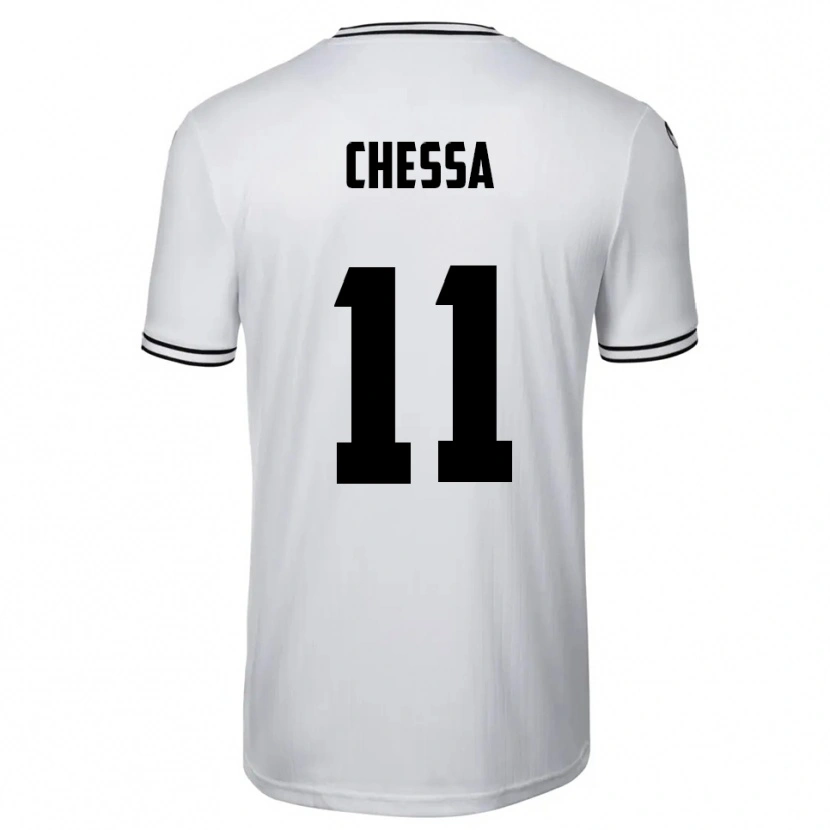 Danxen Homem Camisola Dennis Chessa #11 Branco Preto Principal 2025/26 Camisa