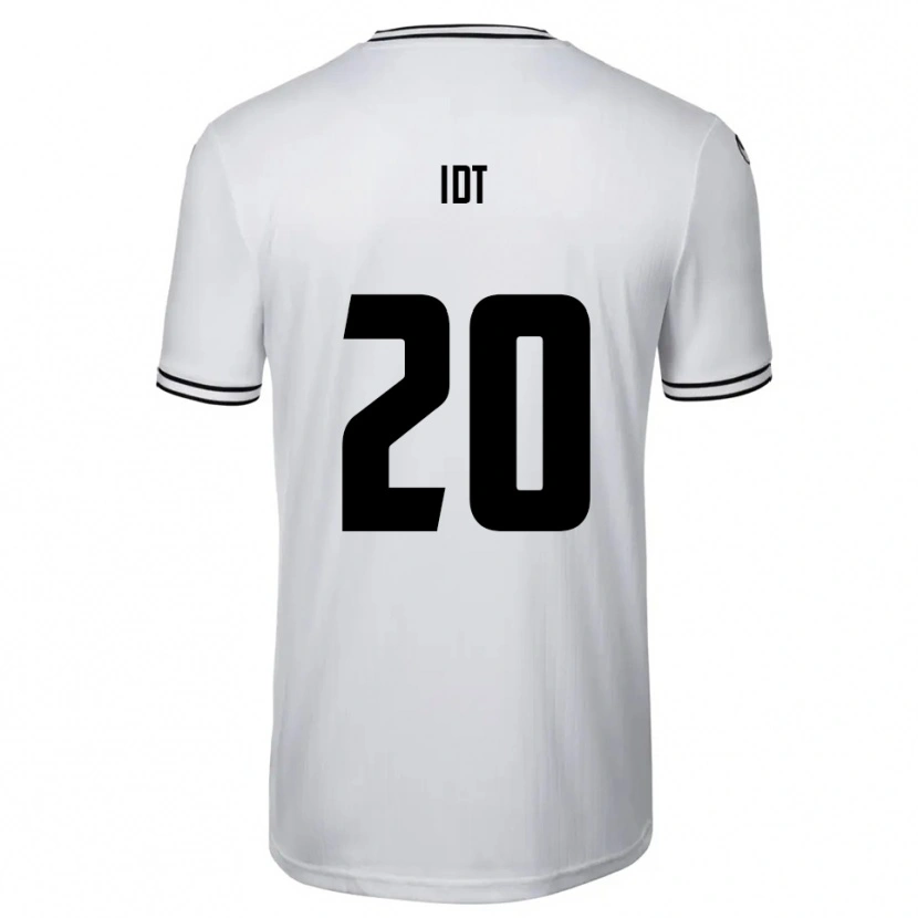 Danxen Homem Camisola David Idt #20 Branco Preto Principal 2025/26 Camisa