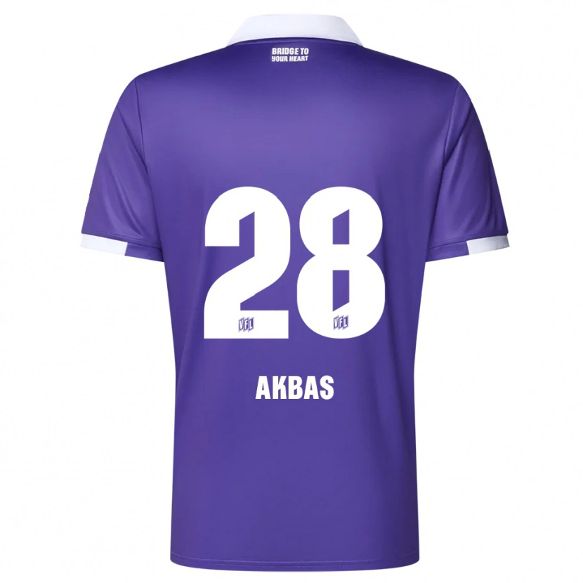 Danxen Homem Camisola Can Akbas #28 Roxo Branco Principal 2025/26 Camisa