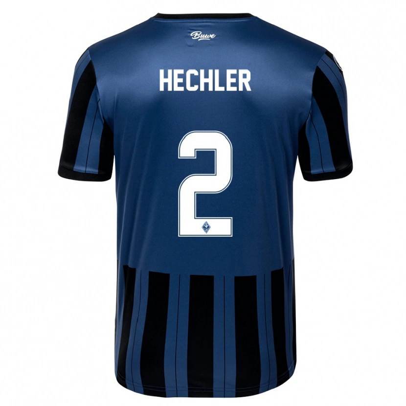 Danxen Homem Camisola Silas Hechler #2 Azul Cinzento Preto Principal 2025/26 Camisa