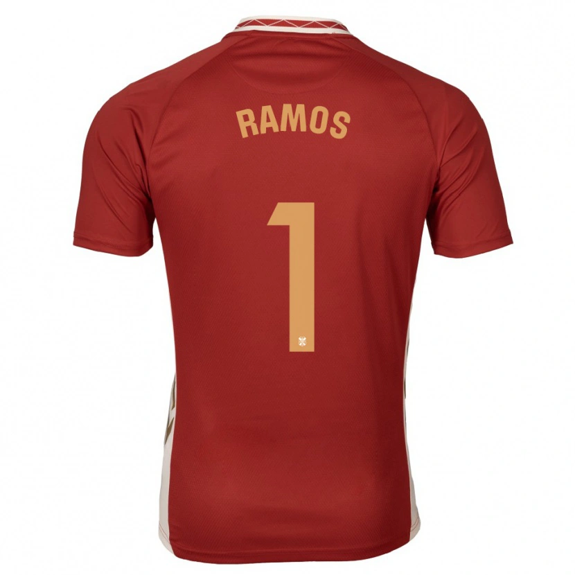 Danxen Homem Camisola Moha Ramos #1 Borgonha Dourado Alternativa 2025/26 Camisa