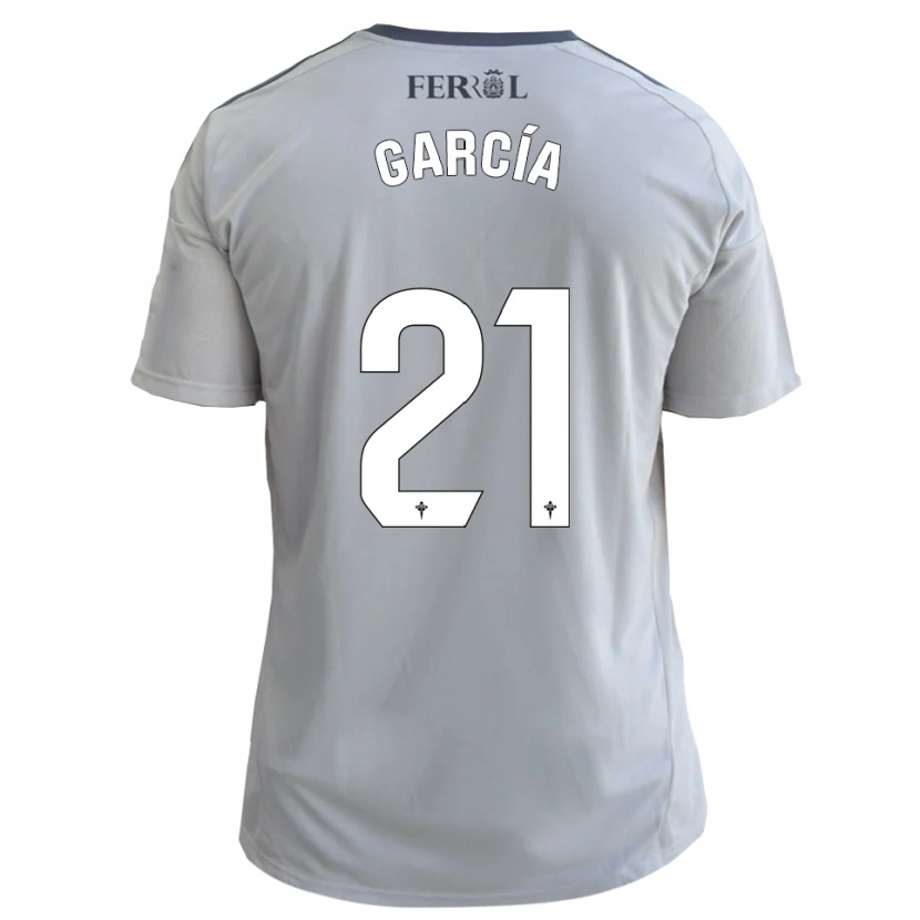Danxen Homem Camisola Azael García #21 Cinzento Prateado Alternativa 2025/26 Camisa