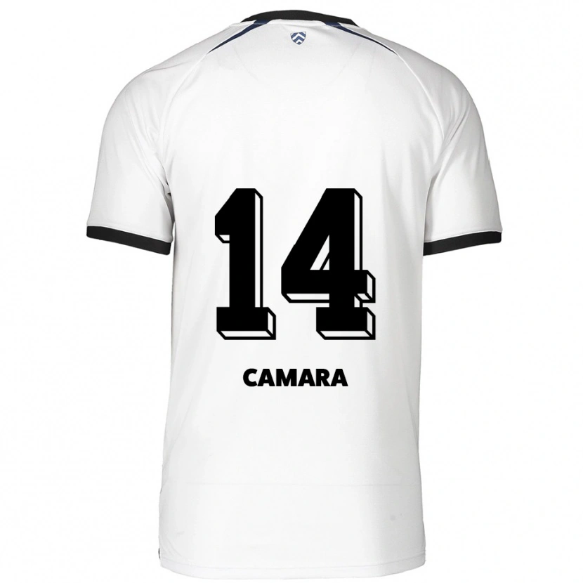 Danxen Homem Camisola Fode Camara #14 Branco Preto Alternativa 2025/26 Camisa