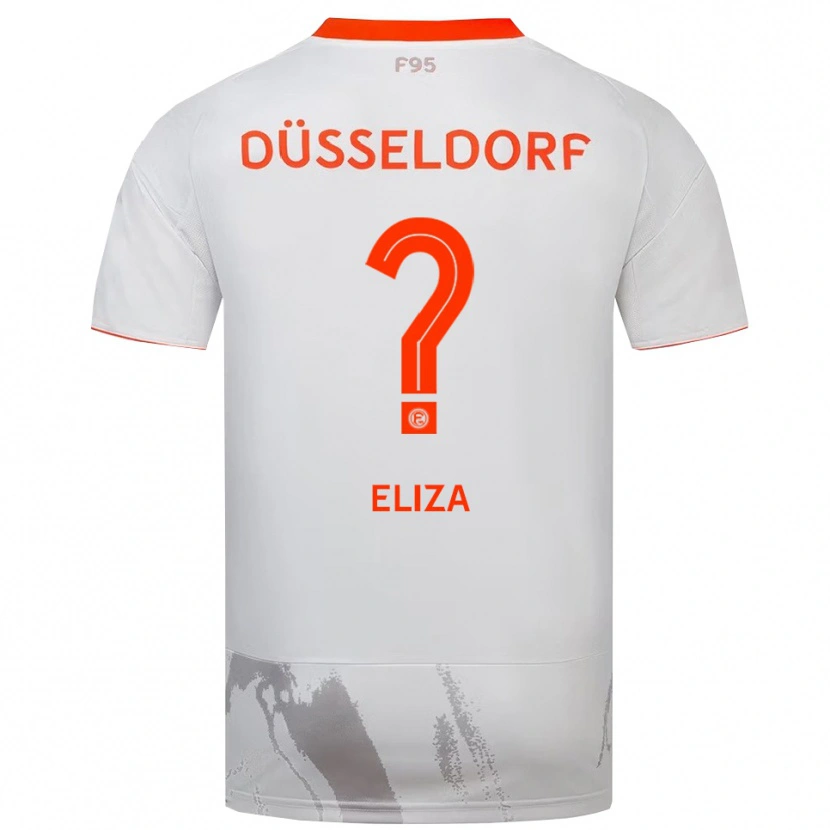 Danxen Homem Camisola Eliza Bivolaku #0 Branco Laranja Alternativa 2025/26 Camisa