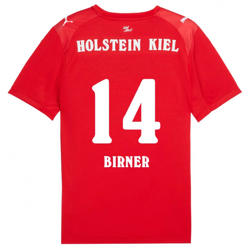 Danxen Homem Camisola Benny Birner #14 Vermelho Azul Alternativa 2025/26 Camisa