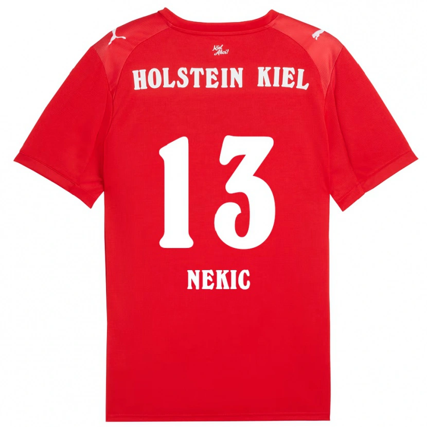 Danxen Homem Camisola Ivan Nekic #13 Vermelho Azul Alternativa 2025/26 Camisa
