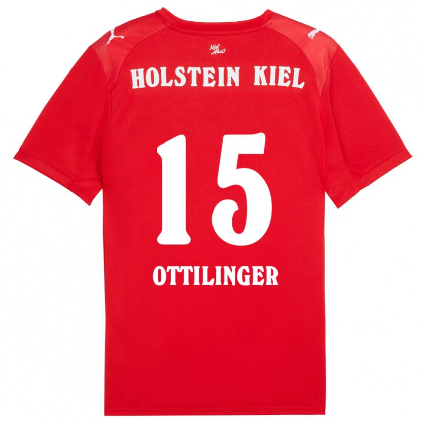 Danxen Homem Camisola Tim Ottilinger #15 Vermelho Azul Alternativa 2025/26 Camisa