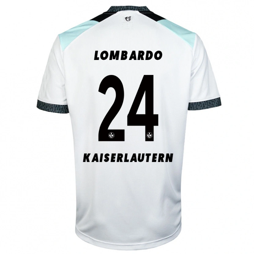Danxen Homem Camisola Ben Lombardo #24 Branco Preto Alternativa 2025/26 Camisa