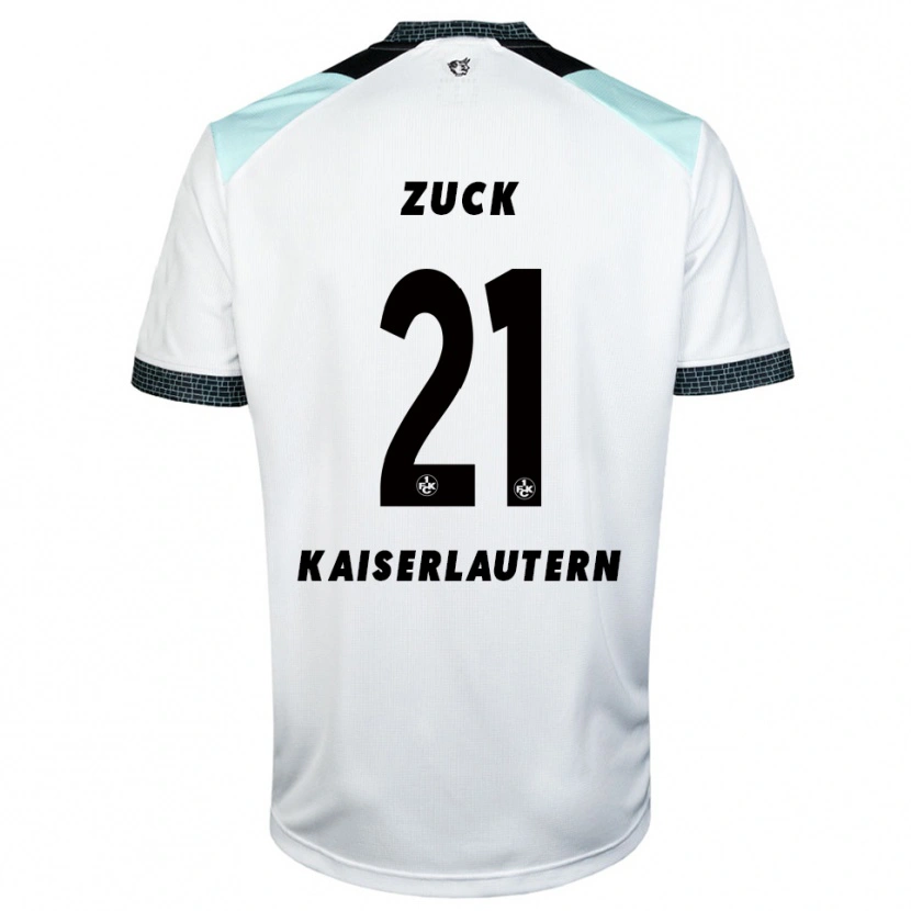 Danxen Homem Camisola Hendrick Zuck #21 Branco Preto Alternativa 2025/26 Camisa
