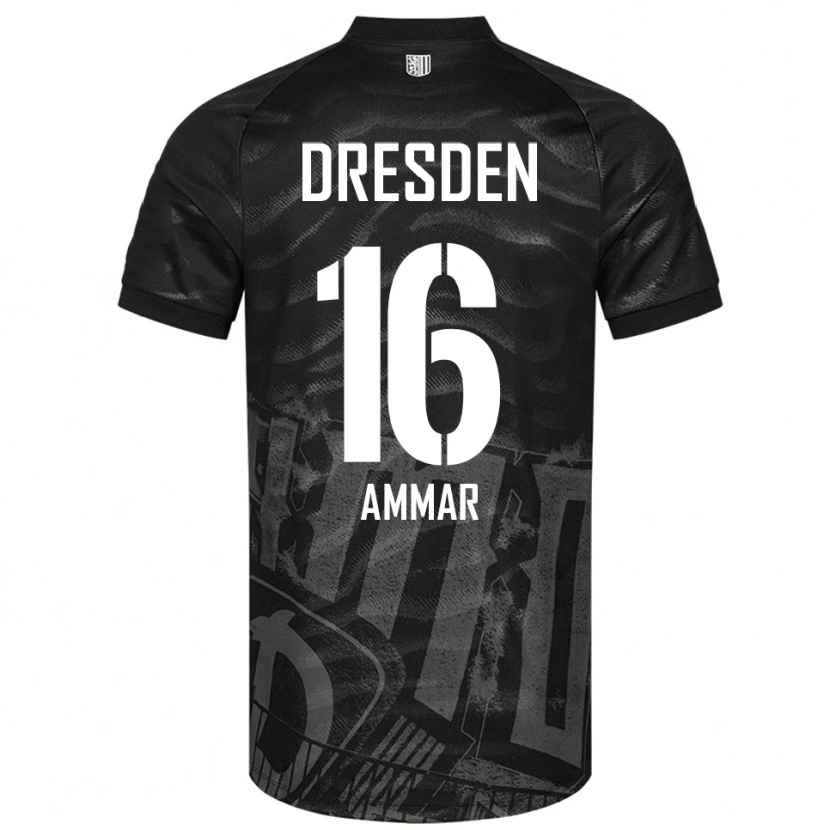 Danxen Homem Camisola Amer Ammar #16 Preto Cinzento Alternativa 2025/26 Camisa