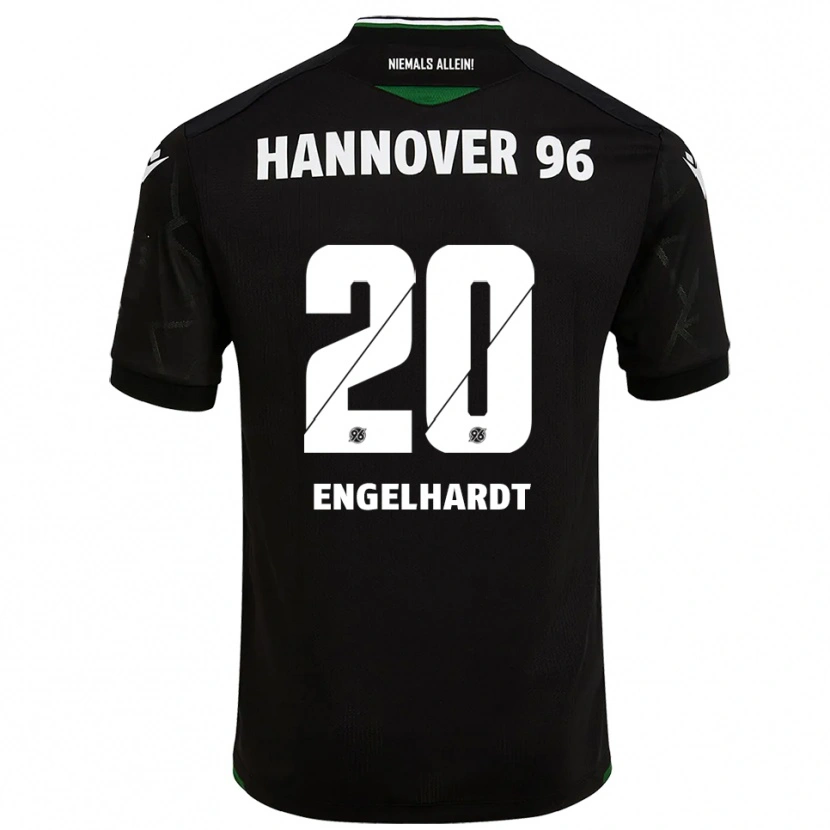 Danxen Homem Camisola Saskia Engelhardt #20 Preto Verde Alternativa 2025/26 Camisa