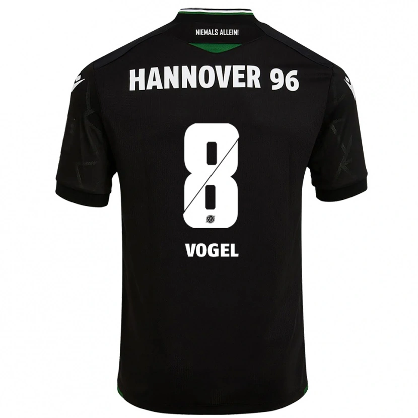Danxen Homem Camisola Alexander Vogel #8 Preto Verde Alternativa 2025/26 Camisa