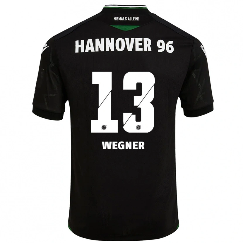 Danxen Homem Camisola Ole Wegner #13 Preto Verde Alternativa 2025/26 Camisa