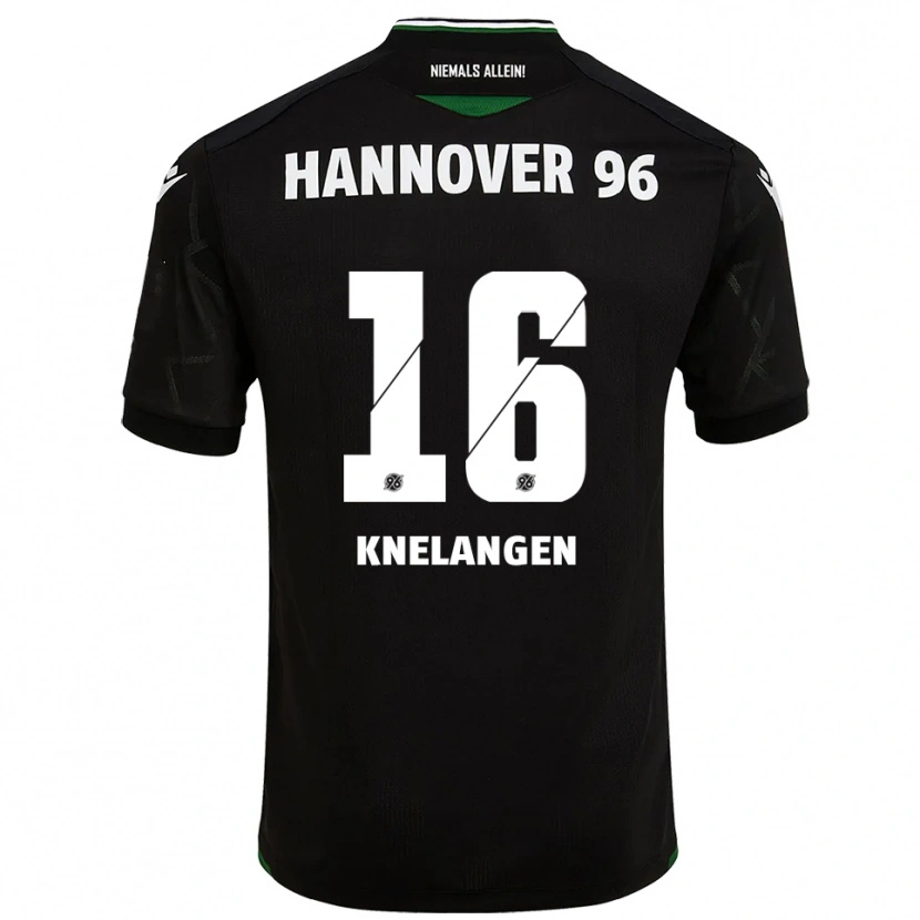 Danxen Homem Camisola Luka Knelangen #16 Preto Verde Alternativa 2025/26 Camisa