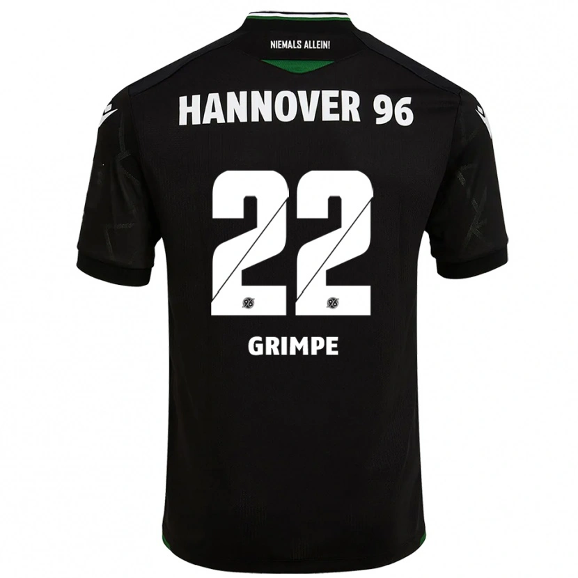 Danxen Homem Camisola Luca-Joel Grimpe #22 Preto Verde Alternativa 2025/26 Camisa