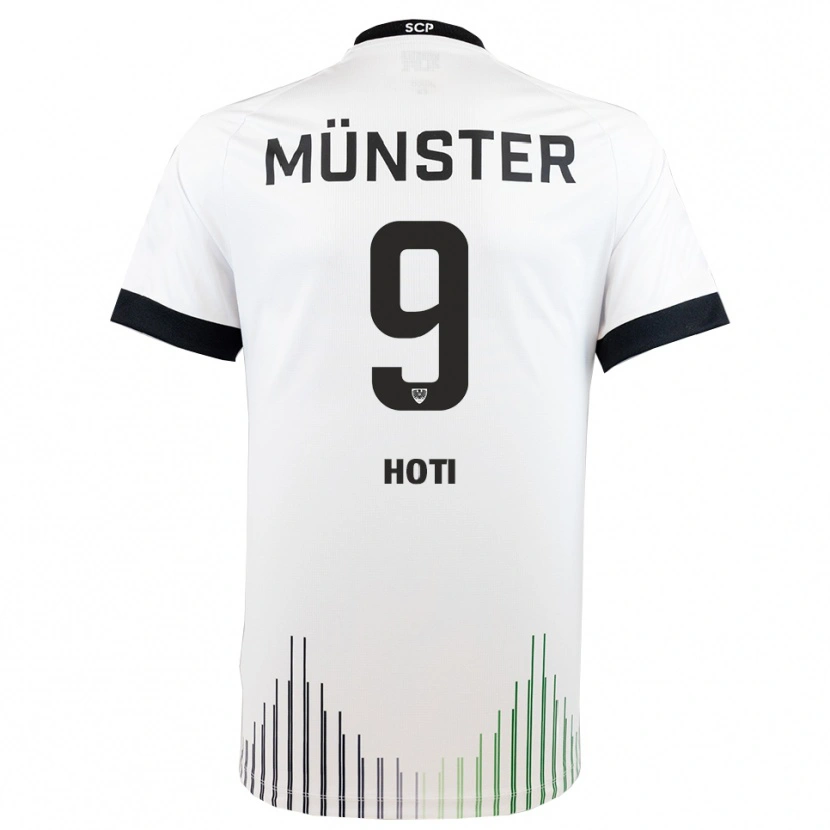 Danxen Homem Camisola Arbnor Hoti #9 Branco Preto Alternativa 2025/26 Camisa