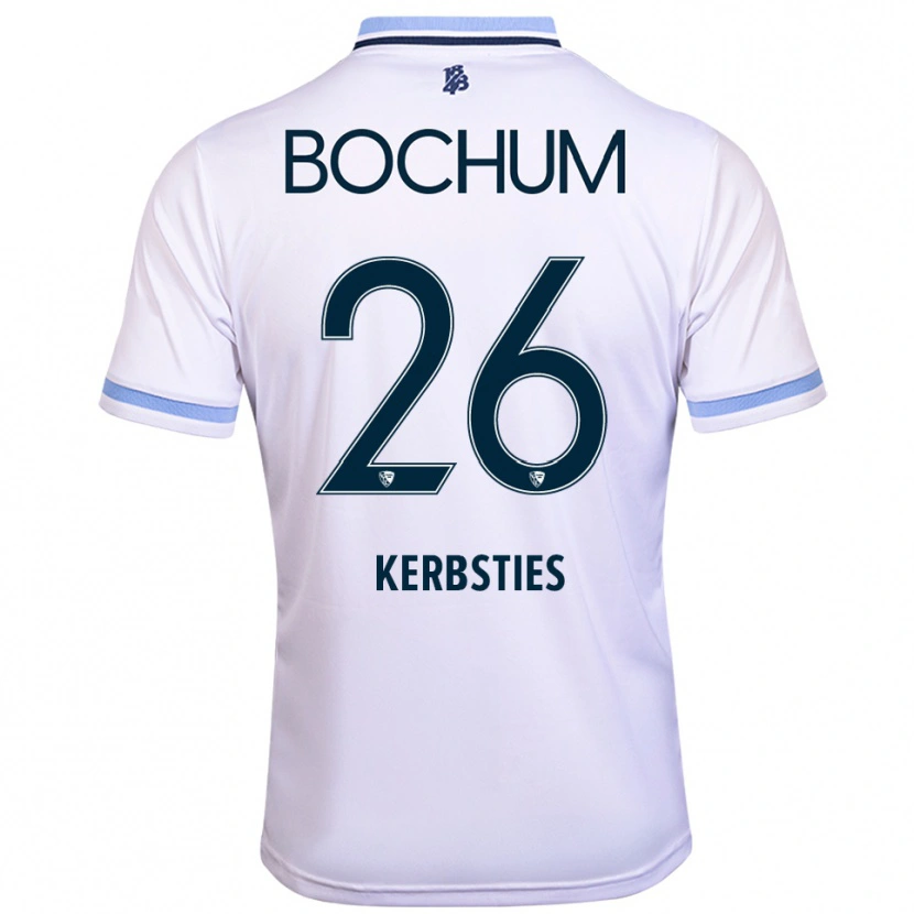 Danxen Homem Camisola Keanu Kerbsties #26 Branco Azul Celeste Alternativa 2025/26 Camisa