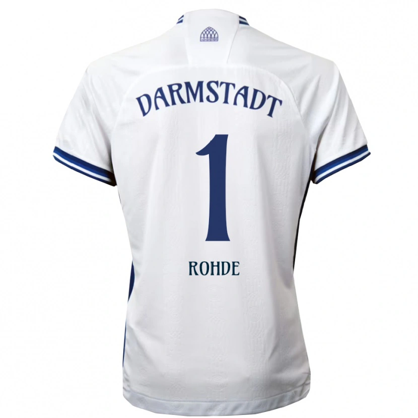 Danxen Homem Camisola Til Rohde #1 Branco Azul Alternativa 2025/26 Camisa