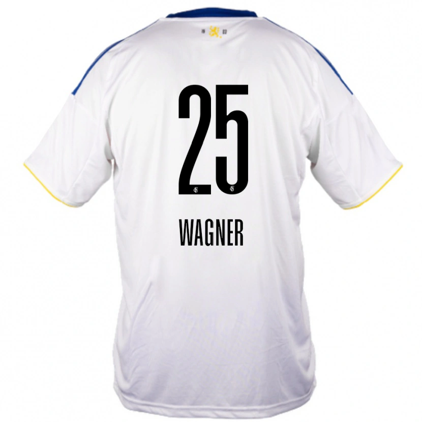 Danxen Homem Camisola Allison Wagner #25 Branco Azul Amarelo Alternativa 2025/26 Camisa