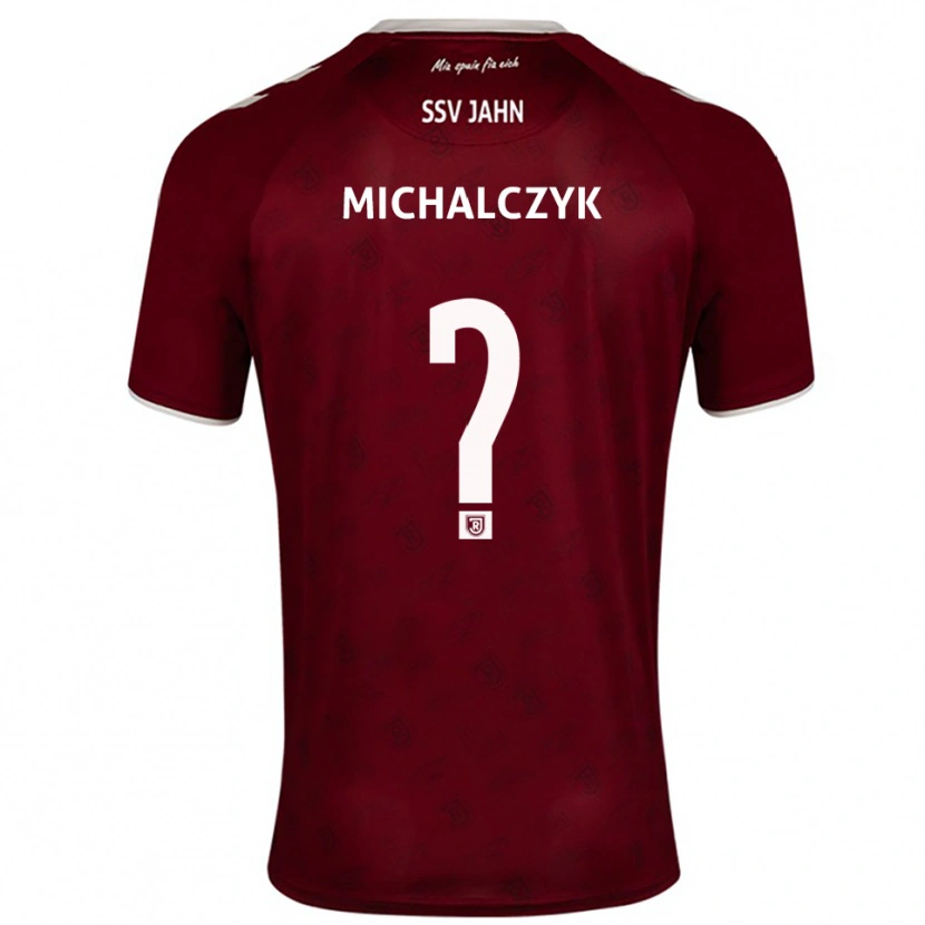 Danxen Homem Camisola Fabian Michalczyk #0 Borgonha Branco Alternativa 2025/26 Camisa