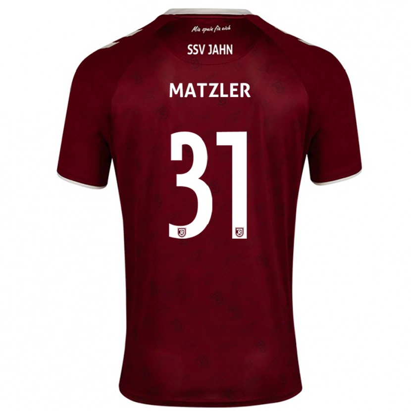 Danxen Homem Camisola Leo Mätzler #31 Borgonha Branco Alternativa 2025/26 Camisa