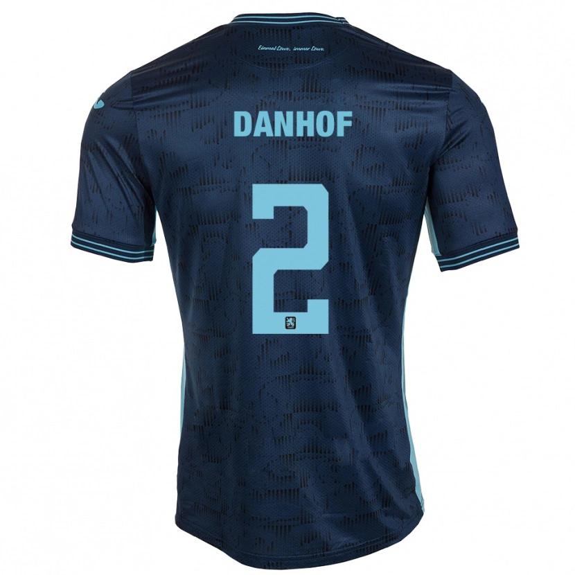 Danxen Homem Camisola Tim Danhof #2 Azul Royal Alternativa 2025/26 Camisa
