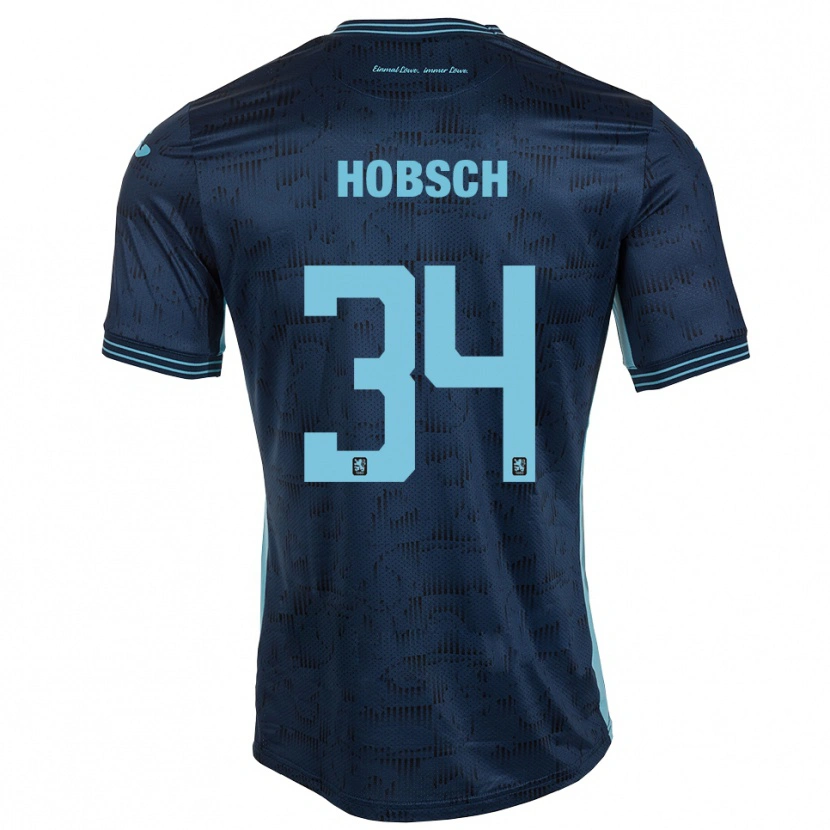 Danxen Homem Camisola Patrick Hobsch #34 Azul Royal Alternativa 2025/26 Camisa