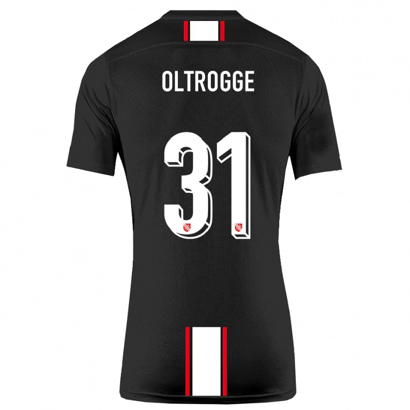 Danxen Homem Camisola Jannik Oltrogge #31 Preto Branco Alternativa 2025/26 Camisa