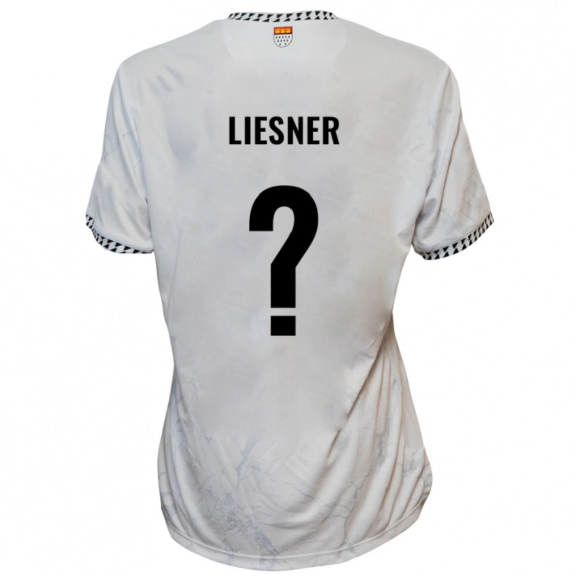 Danxen Homem Camisola Annalena Stephanie Liesner #0 Branco Preto Alternativa 2025/26 Camisa